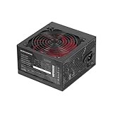 Mars Gaming MPIII650, PC ATX 650W Netzteil, 5 Jahre Garantie, Silent AI-RPM Technologie, 85% Wirkungsgrad, Schwarz