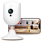 VIM TAG Überwachungskamera Innen WLAN mit App, 4MP Kamera Überwachung Innen für Zuhause, Mensch/Ton/Bewegungsalarm, Haustierkamera mit App, Nachtsicht, 2-Wege-Audio, Baby Monitor with Camera