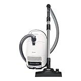 Miele Complete C3 Silence Ecoline – Bodenstaubsauger mit Beutel, geräuschoptimiertem Motor, Universal-Bodendüse und 6 Reinigungsmodi – Lotosweiß