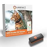 Weenect XS für Katzen - Mini GPS-Tracker für Katzen | GPS-Tracking in Echtzeit | Ohne Distanzlimit | Kleinstes Modell auf dem Markt | Halsband inkludiert | Abonnement
