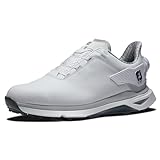 FootJoy Herren Pro|SLX Golfschuh, Weiß, Weiß, Grau, 44.5 EU