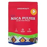 Andenkraft MACA PULVER - ROT - Ideal bei empfindlichen Magen - Für mehr Vitalität im Alltag - Das Original aus Peru – 1 Monatspackung