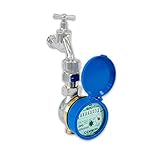 Wasser-Geräte GmbH Zapfhahnzähler Kaltwasser, Länge 110mm, 3/4'' Anschlussgewinde