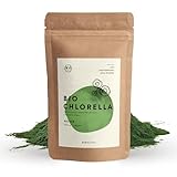 BIONUTRA® Chlorella-Pulver Bio 250g, nach EU-ÖKO-Standard hergestellt, 2-Monatverpackung, membrangebrochen, rückstandskontrolliert, vegan, laktose- & glutenfrei, Bio-Qualität ohne Zusätze
