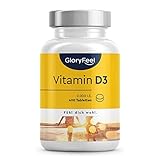 Vitamin D3 2000 I.E. - 400 Tabletten (13 Monate) hochdosiert - Das Sonnenvitamin für Immunsystem & Knochen* - 100% reines Cholecalciferol - Laborgeprüft & ohne Zusätze in Deutschland hergestellt