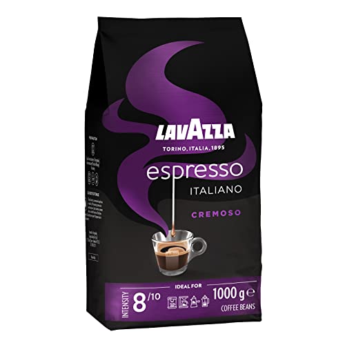 Lavazza Kaffeebohnen, Espresso Italiano Cremoso, 1er Pack (1 x 1 kg)