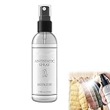 Spray Antistatisch,Antistatik Spray Kleidung, Antistatik-Entferner für Kleidung,für Kleidung,Textilien,Möbel,Reduziert Statische Aufladung,100 ml