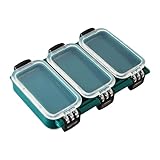 Zqxnt Tackle Box Multi Compartment Double Side Fishing Lures Baits Hooks Storage Container Case Fishing Accessory Storage Box