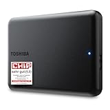 Toshiba Canvio Partner 1TB Portable 2.5'' Externe Festplatte, USB 3.2, Mac & Windows kompatibel. Xbox, PS4, PS5 (HDTB510EK3AB)