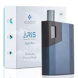 WOLKENKRAFT ÄRiS Premium Vaporizer | ECA-Konvektionstechnologie | Einfache Reinigung | Ausziehbares Glasmundstück | Hochwertig + effizient *Nachtblau*