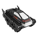 RC Panzer Auto, Amphibische Fernsteuerung Crawler 2.4Ghz All Terrain Off-Road 4WD Drifting Auto RC Stunt Wasserdicht Crawler Tank Wasser Spielzeug Geschenke (Silber, schwarz)