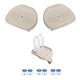 Intex Spa-Sitz (2er-Pack) und Becherhalter/Tablett & Typ A Filterkartuschen (3er-Pack)