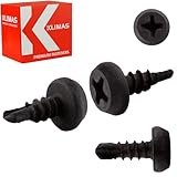 Bohrschrauben Metall-Metall KSTEX 3,5x9,5 Schwarz Wkret-met Profilverbindungsschrauben Bohrspitze (3,5 x 9,5mm 1000 Stück KSTEX-39095B)