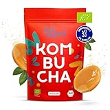 Fairment - Original Kombucha Tee Pilz in Premium Größe | Erfolgsgarantie | Besonders Vitaler Scoby | Bio-Qualität für 1-5L | Mit Kombucha Getränk Anleitung