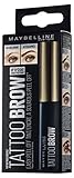 Maybelline New York Augenbrauenfarbe, Tattoo Brow Gel Tint, Mit Peel-off-Formel, Nr. 1 Light Brown, 5 ml