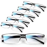 Gaoye 6 Pack pack Lesebrillen herren/damen mit blaulichtfilter Augenoptik Brille Lesehilfe für Herren Damen
