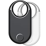 Air Tracker Tags 2er-Pack (2025) – Schlüsselfinder Bluetooth 5.3, kompatibel mit Apple Find My APP (nur für iOS). Find für Schlüssel, Koffer, 100 dB Lautstärke Finder Tags, ​​Austauschbare Batterie