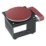 Mini-Tellerschleifer, Elektrischer Band-Tischschleifer, 7 Einstellbare Geschwindigkeiten, Max. 8000 U/min, Zum DIY-Schleifen Von Metall, Holz, Aluminium