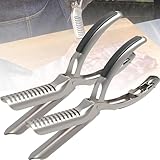 Stainless steel ribs to film artifact, non-slip handle, stainless steel material, easy to clean and can be put into the dishwasher to meet the needs of home cooks and barbecue masters