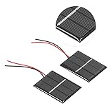 Generic Micro Mini Power Solar Cells 43x55 Mm 0,4 W 1,5 V, Hohe Umwandlungsrate Micro Solar Panel Modul für Ampeln, Bestehend aus Polysilicon -Material
