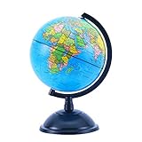 Exerz 20cm Schülerglobus - Deutsche Karte - Globus Kinder Bildung Drehbarer - Pädagogische/Geografische - Lehrmaterial Globen Politische Karte - Durchmesser 20cm