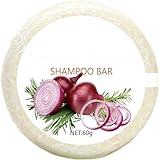 Zwiebel-Rosmarin-Shampoo-Riegel, Reduziert Haarausfall und Haarbruch, Tiefenreinigung und Feuchtigkeitsversorgung (1pcs)