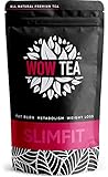 WOW TEA SlimFit Tee - Natürlicher Diät Tee zur Körperformung | Abnehm-Tee von grünem Tee und Yerba Mate| Diät Tee und Slim Tee zum Entgiftung | 150g, Made in EU