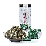 GOARTEA Supreme Jasmin-Perlen, Tee, Jasmin-Tee, lose Blätter, Jasmin, grüner Tee, chinesischer Jasmin, Drachenperlen, 250 g, 2 Stück