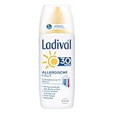 Ladival Allergische Haut Sonnencreme Spray LSF 30 – Parfümfreies, Sonnenspray für Allergiker – ohne Farb- und Konservierungsstoffe, wasserfest – 1 x 150 ml