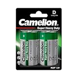 Camelion 10000220 Super Heavy Duty Batterien R20/ Mono/ 2er Pack