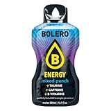 Bolero Energy Mixed Punch 14 g x 12 Beutel | Sugar-Free Powder Drink | Vegan & Gluten-Free | For Active Lifestyles
