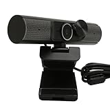 USB-Webcam 2K, Reduziertes Mikrofon, Plug-and-Play-PC-Kamera für Desktop-Laptop, Video-Chat, U SB WebcamP 30 Fps, Autofokus, HiFi-Lautsprechergeräusch