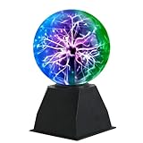 Riserva Plasma Ball 6' Plasmakugel Licht Magic Sphere Lighting Crystal Lamp Für Kinder, Party, Dekorationen, Schlafzimmer, Haus & Geschenke (3-Farbige)