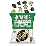 40YARDS American Football Gummibärchen Cola Geschmack (175g Tüte) - Fruchtgummi in Football Form (Helm, Football, Tor, Schiedsrichter, Quarterback & Spielfeld) - NEUE REZEPTUR