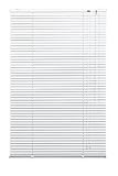 Lichtblick Aluminium Jalousie, Alu-Jalousie mit Klemmträgern und Wandmontageclips für Fenster und Türen Weiß,60 cm x 220 cm (B x L)