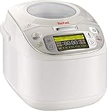 Tefal RK8121 Multikocher 45in1 | 45 automatische Kochprogramme | Verzögerter Start | Warmhaltefunktion | Große Kapazität (5L) | Edelstahl | LC-Display | Rezeptbuch und Zubehör