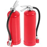 HOMOBABE 2Stücke Miniaturfeuerlöscher Dekorative Miniaturfeuerlöscher für Miniaturlandschaften Autos und Puppenhäuser Realistische Gestaltung für Heimdekoration