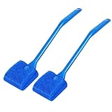 flintronic Reinigungsset für Aquarium, Aquarium Schwamm Reinigungsbürste, Aquarium Doppelseitig Reinigungsschwamm mit Griff, Aquarium Scheibenreiniger/Aquarium Algenentferner Lappen für Aquariumglas