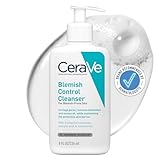 CeraVe Schäumendes Reinigungsgel für das Gesicht, Porentiefe Reinigung bei unreiner und zu Akne neigender Haut, Mit Salicylsäure, weißer Tonerde und Niacinamid, 236 ml