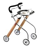 Trustcare Let's Go Indoor, Rollator, Buche/Silber, 54 cm