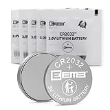 EEMB CR2032 Batterie 3V Lithium Batterie Li-MnO₂ Knopfbatterie 2032 Batterie DL2032, ECR2032, LM2032 Kompatibel mit Schlüsselanhänger, Auto Fernbedienung, Glukose Monitor, Fernbedienung(5)