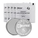 EEMB CR2032 Batterie 3V Lithium Batterie Li-MnO₂ Knopfbatterie 2032 Batterie DL2032, ECR2032, LM2032 Kompatibel mit Schlüsselanhänger, Auto Fernbedienung, Glukose Monitor, Fernbedienung(5)