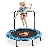 HOMCENT Kindertrampolin Kinder, 96 cm Mini Trampolin für Kinder Indoor Outdoor Jumping Gartentrampoline (Grün)