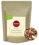 Franzbrötchen Bio Tee mit Zimtschnecken-Geschmack - Biotee als natürliche Teemischung mit cremigen Zimtgeschmack von Quertee (100 g)