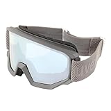 Uvex athletic FM - Skibrille für Damen und Herren - Filterkategorie 2 - beschlagfrei - rhino matt/silver-blue - one size