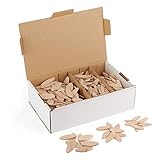 Flachdübel Set von WFix | wie Lamello 20 10 0 | Flachdübel Sortiment mit 500 Holzdübel | geeignet für Lamellofräse Flachdübelfräse mit Fräser 4mm für Holz