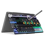 LENOVO Yoga 7i 2-in-1 Laptop, Intel Core Ultra 7-155H, 32 GB LPDDR5x RAM, 1 TB PCIe SSD, 14' 2.8K Multitouch Display, Intel Arc Grafik, QWERTZ Tastatur, Windows 11 Home, Storm Grey