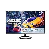 ASUS Eye Care VZ27EHF - 27 Zoll Full HD Monitor - Schlankes Design, Rahmenlos, Flicker-Free, Blaulichtfilter, Adaptive Sync - 100 Hz, 1ms MPRT, 16:9 IPS Panel, 1920x1080 - HDMI, Schwarz