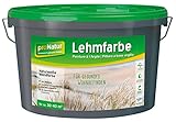 5 Liter pronatur Lehmfarbe Naturfarbe Wandfarbe weiß