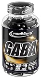 IronMaxx® Gaba – 100 Kapseln/Gaba Kapseln hochdosiert 1000mg Gamma Aminobuttersäure pro Kapsel/Zuckerfreie Kapseln mit Gaba Pulver
